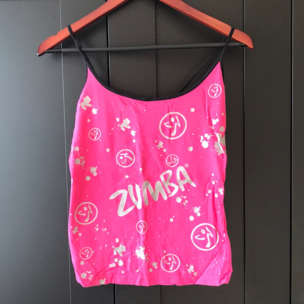 Zumba pink tank